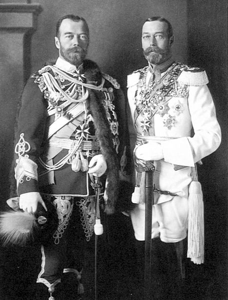 Исторические фото - 456px-Tsar_Nicholas_II_&_King_George_V.JPG