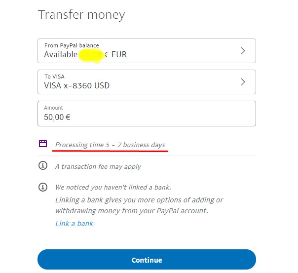 PayPal в Грузии - paypal transfer money2.jpg