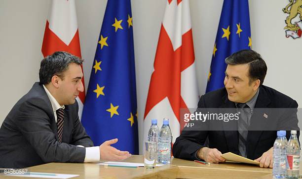 Президент Грузии - Михаил Саакашвили и его команда - Гилаури.jpg
