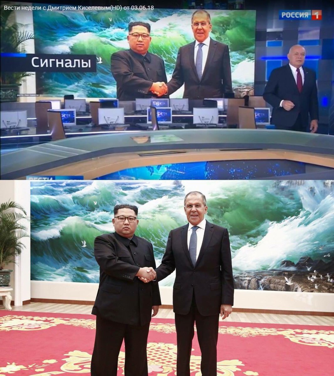 Корея - У Киселева прифотошопили улыбку Ким Чен Ыну, а то че такой грустный.jpg