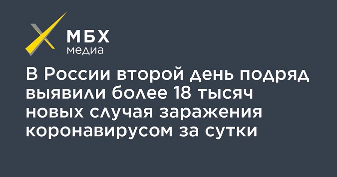 Коронавирус COVID-2019 - В России второй день подряд выявили более 18 тысяч новых случая заражения коронавирусом за сутки.jpg