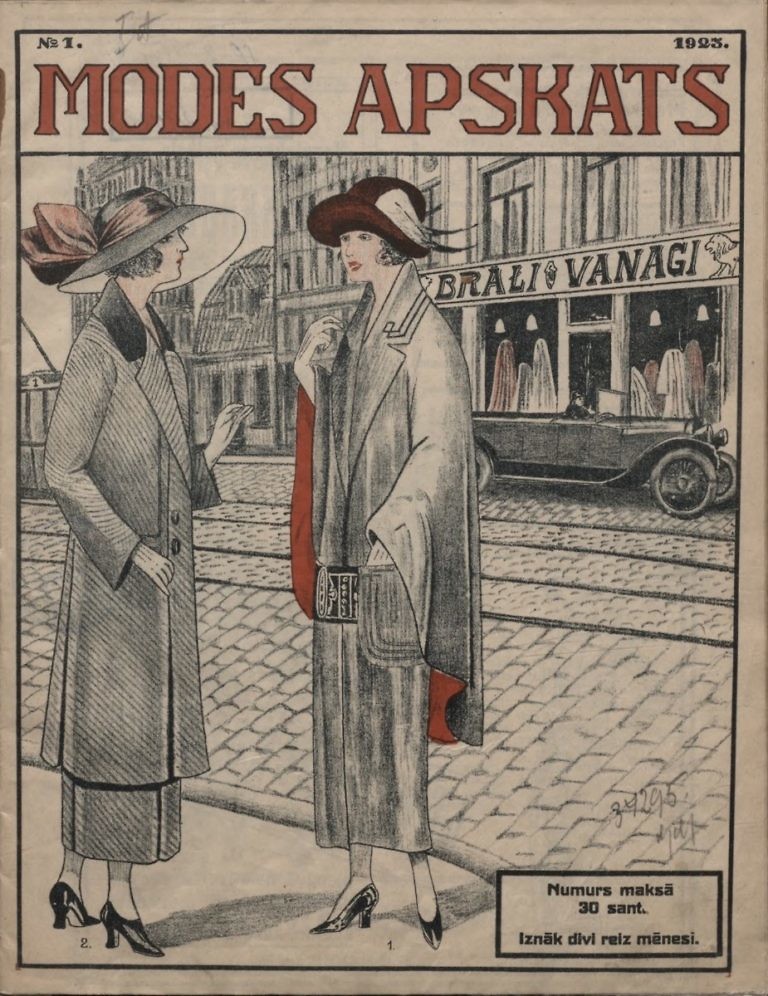 Старые газеты и журналы - Modes-Apskats-Nr.1-01.01.1923-768x996.jpg