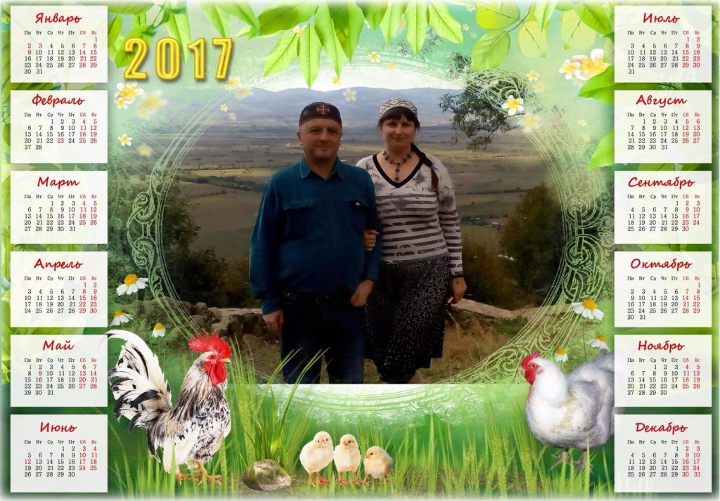 Календарь 2017 Отдыхать, так в Грузии